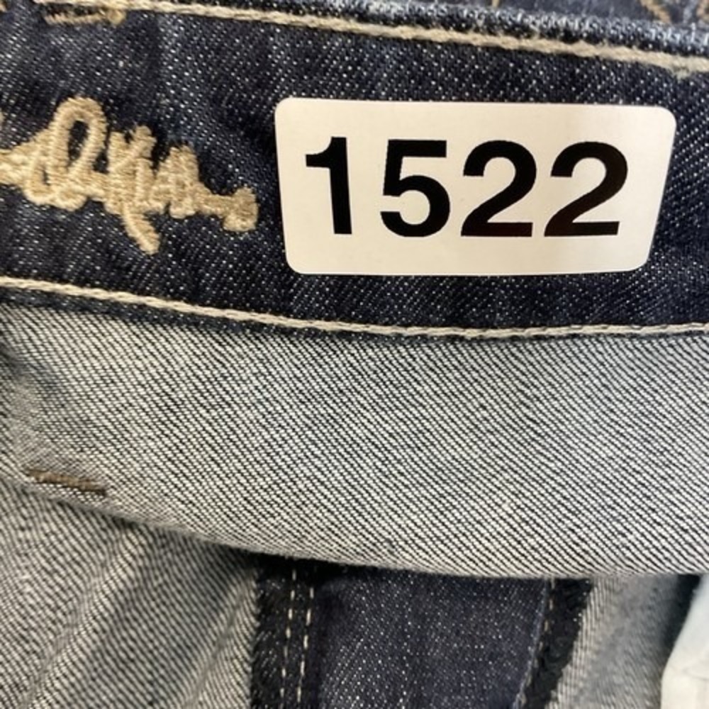 Kut from the Kloth Blue Stretch Reese Ankle Straight Leg Jeans Women 8 China - Picture 10 of 11